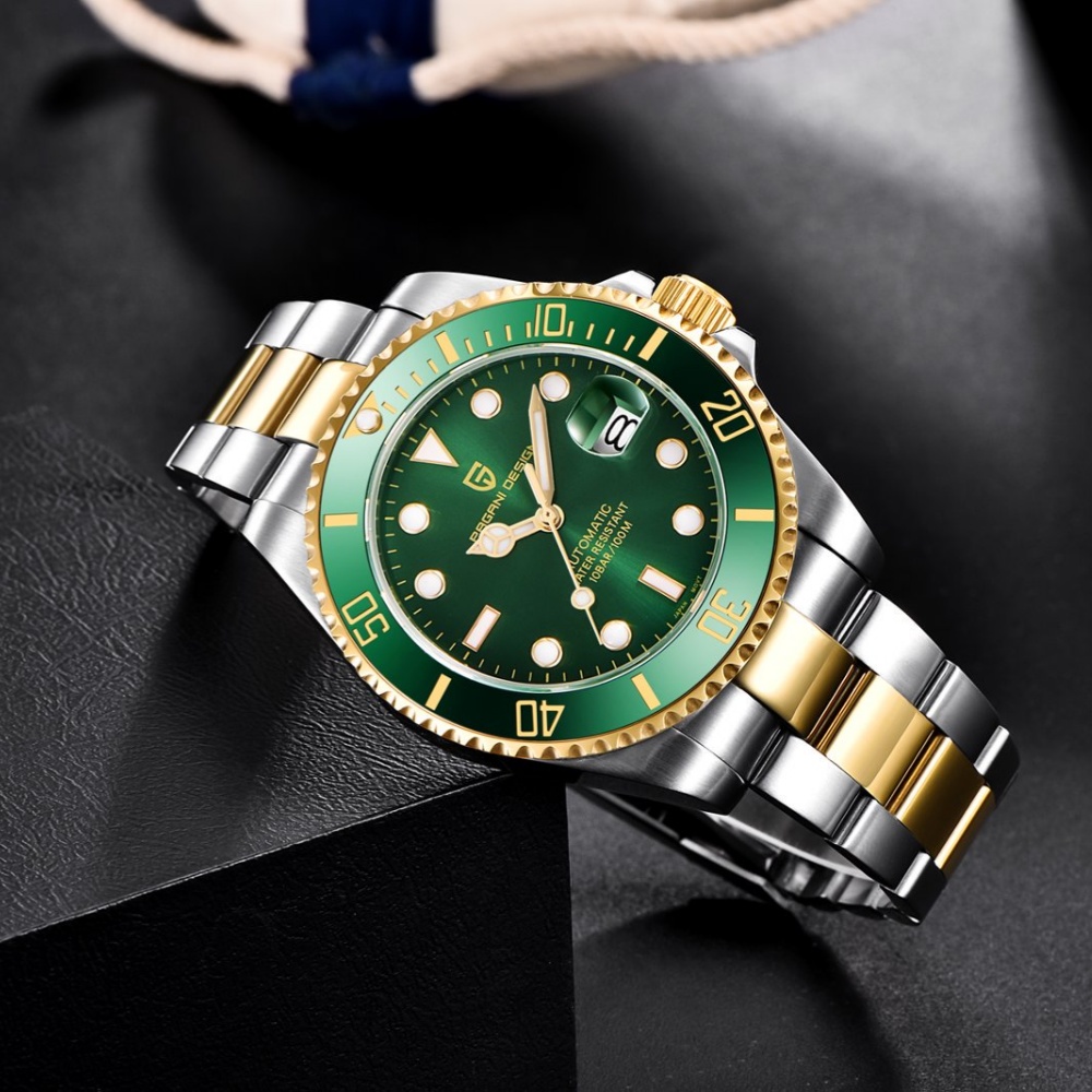 PAGANI Design PD1639 Men Autom - Rolex Watch Submariner ulasan dan harga