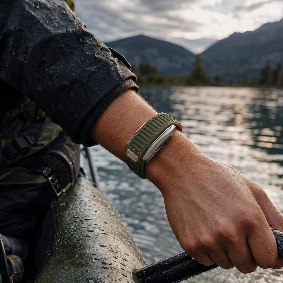 Nylon Silicone Loop Watch Band - Sport Loop Velcro ulasan dan harga