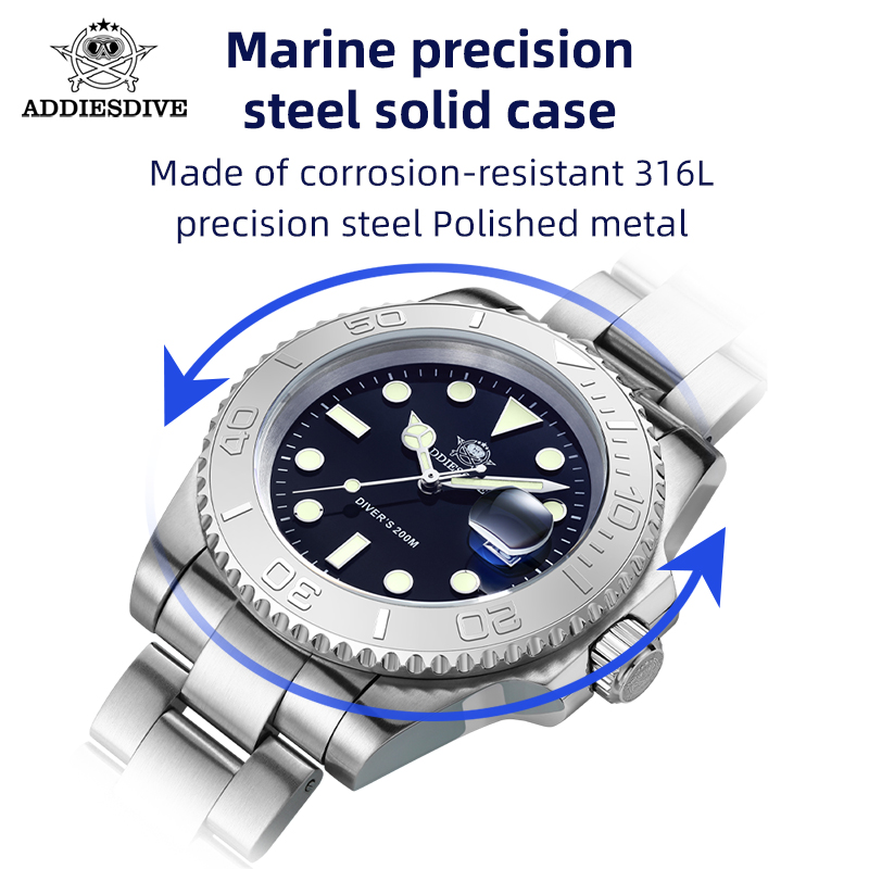 ADDIESIDVE Men's Stainless Ste - Rolex Watch Submariner ulasan dan harga