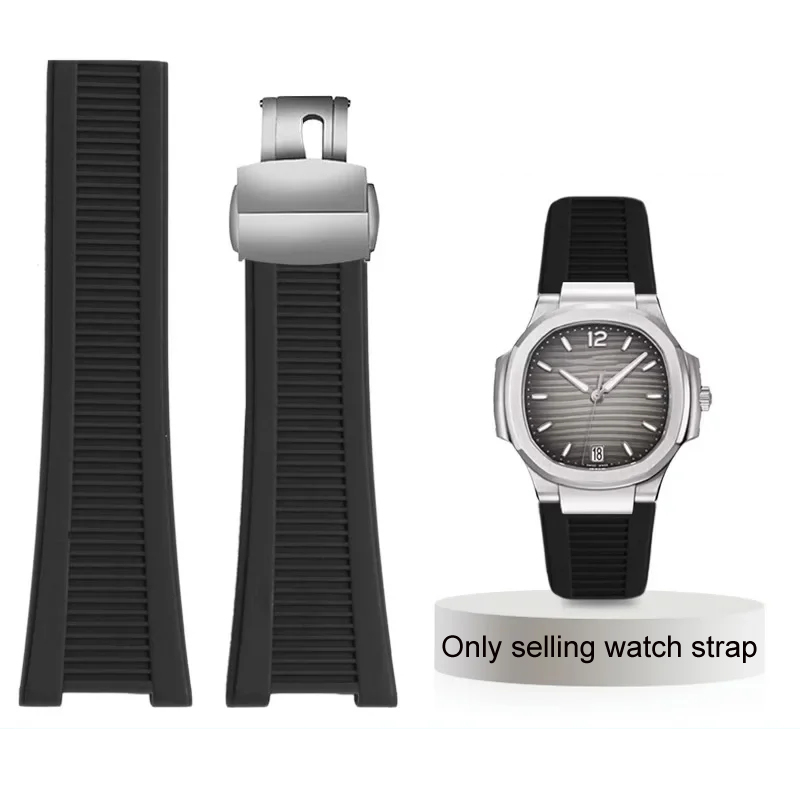 Silicone Watch Strap For Patek - Patek Philippe Watch Nautilus ulasan dan harga