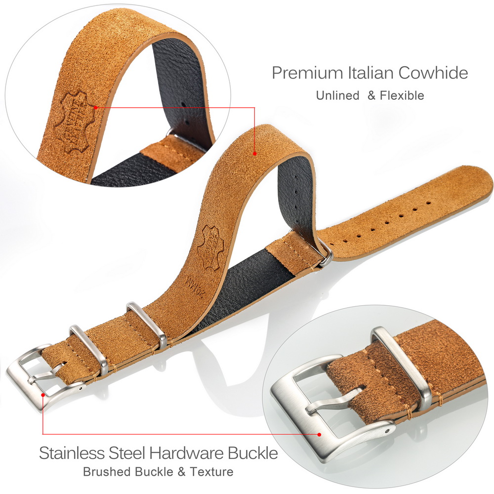 HEMSUT Genuine Leather Watch B - Tropic Strap Vintage ulasan dan harga