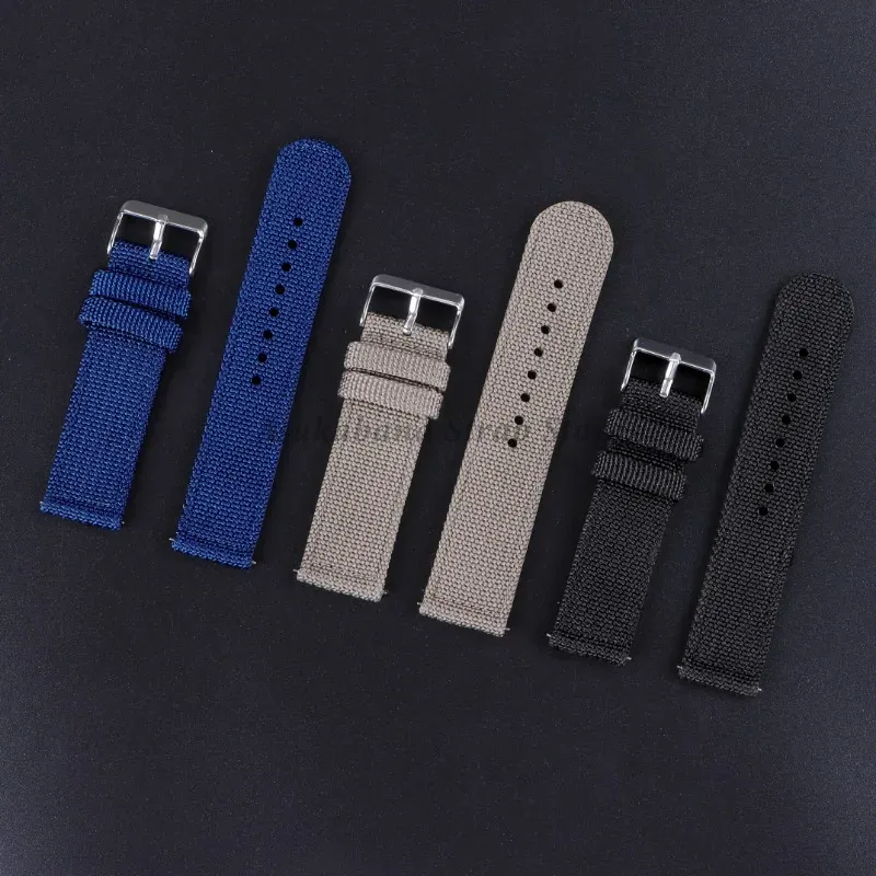 18 20 22 24mm Nylon Canvas Str - Nato Strap Nylon ulasan dan harga