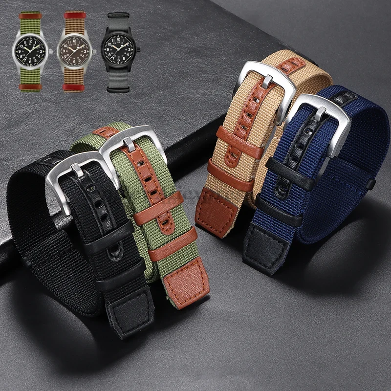 20mm 22mm Canvas Nylon Patch L - Nato Strap Nylon ulasan dan harga