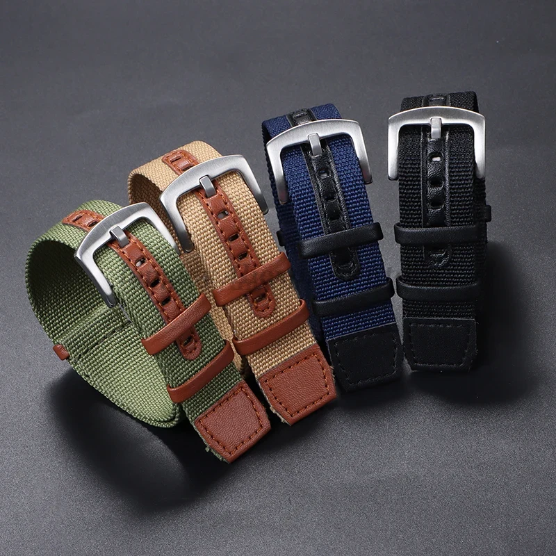 20mm 22mm Canvas Nylon Patch L - Nato Strap Nylon ulasan dan harga
