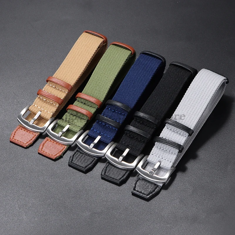 20mm 22mm Canvas Nylon Patch L - Nato Strap Nylon ulasan dan harga