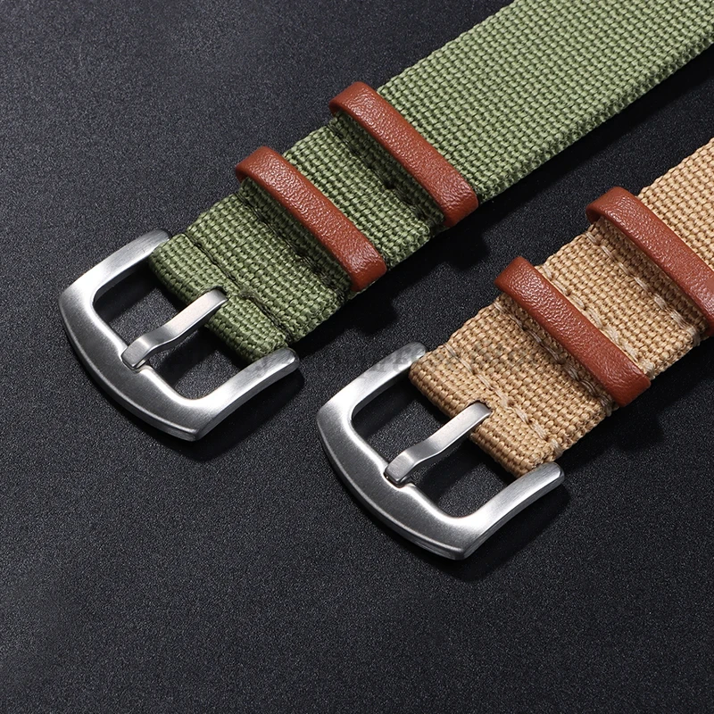 20mm 22mm Canvas Nylon Patch L - Nato Strap Nylon ulasan dan harga