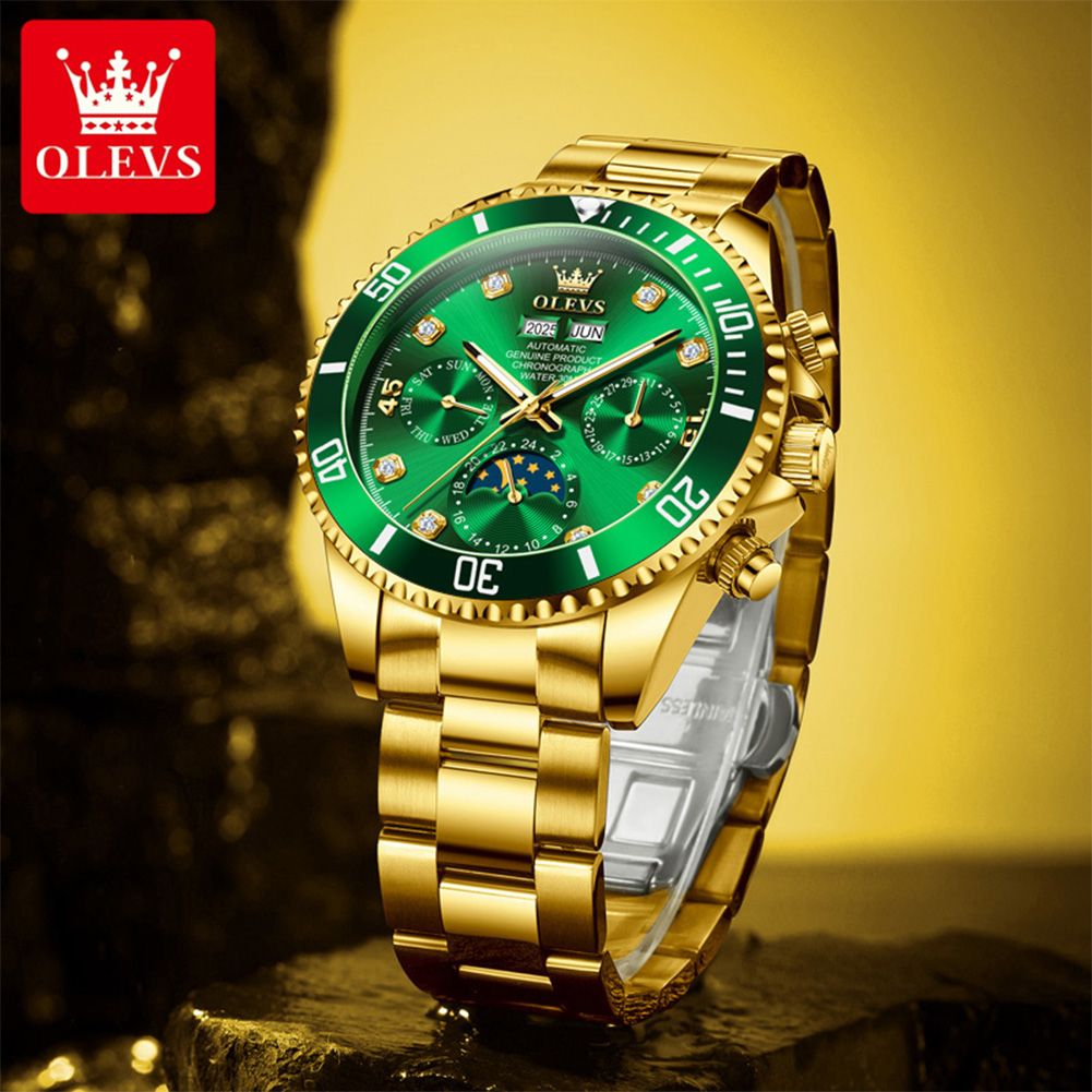 OLEVS 6729 Automatic Watch Man - Rolex Watch Datejust ulasan dan harga